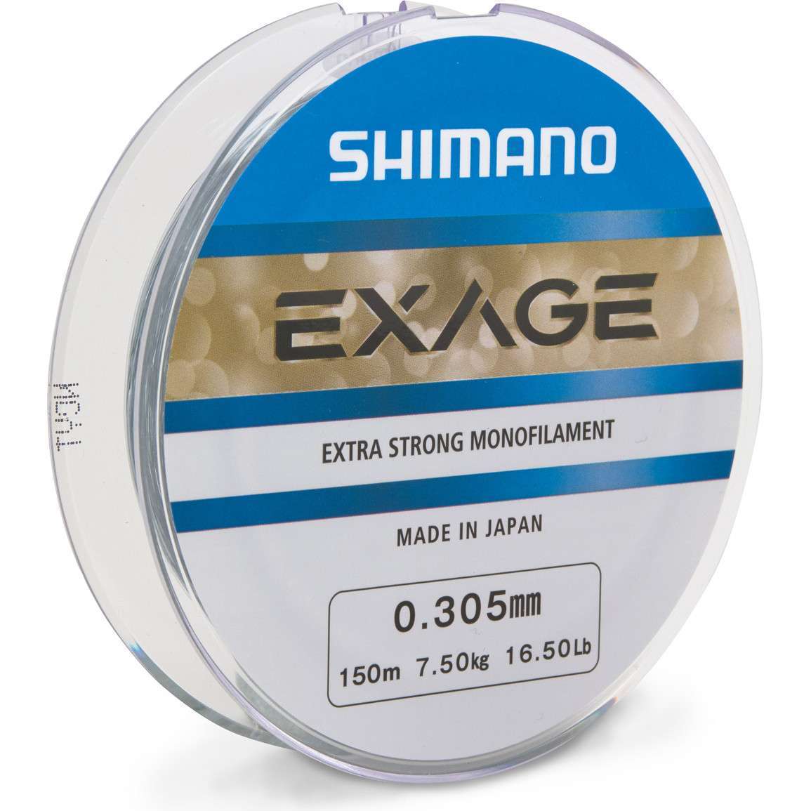 картинка Леска SHIMANO EXAGE 150м прозрачная 0,405мм 12,9кг EXG15040 от магазина Без Проблем