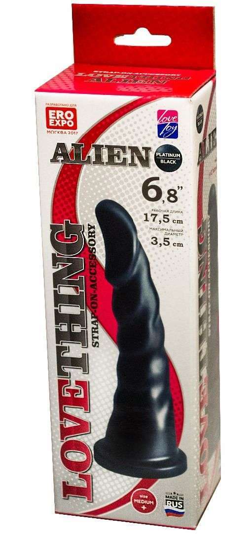 картинка Насадка для трусиков харнесс Alien - 17,5 см. от магазина Без Проблем