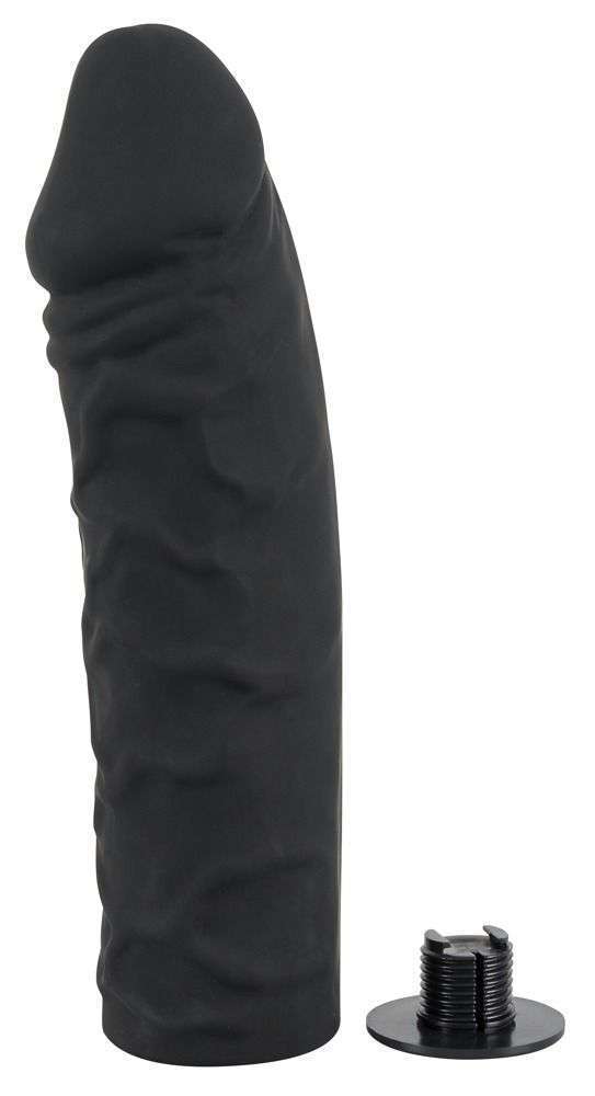 картинка Силиконовый страпон на регулируемых ремешках Silicone Strap-On - 17 см. от магазина Без Проблем