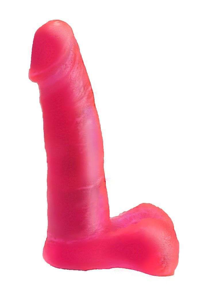 картинка Розовая гелевая насадка для страпона - 16,5 см. от магазина Без Проблем