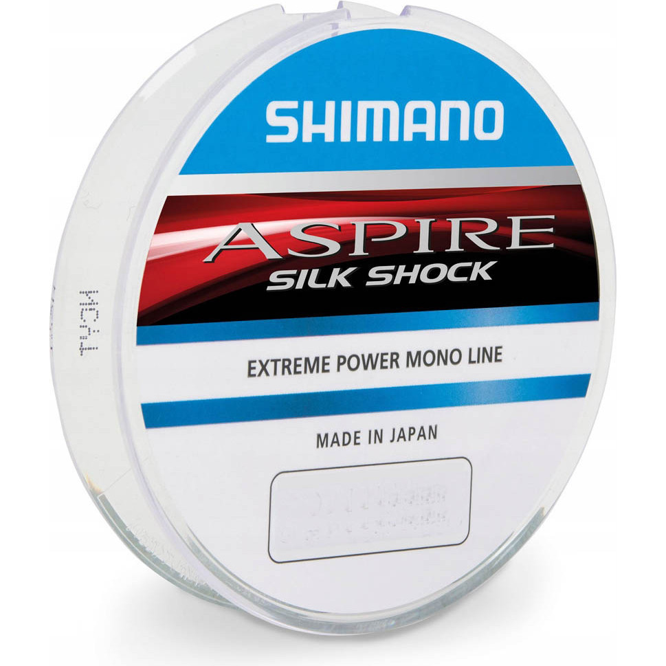 картинка Леска плетёная SHIMANO ASPIRE SILK SHOCK 150м прозрачная 0,225мм 5,8кг ASSS15022 от магазина Без Проблем