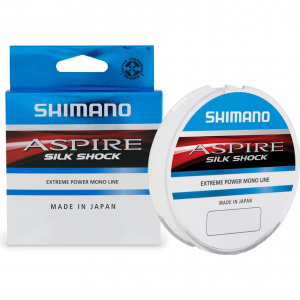 картинка Леска плетёная SHIMANO ASPIRE SILK SHOCK 50м прозрачная 0,145мм 2,7кг ASSS5014 от магазина Без Проблем