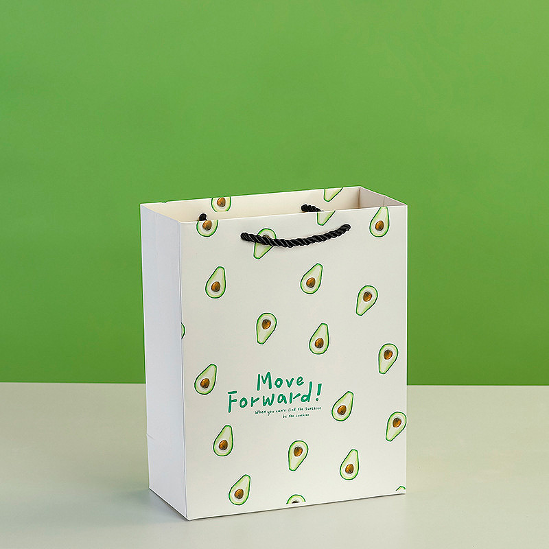 картинка Подарочный пакет «Avocado world» маленький от магазина Без Проблем