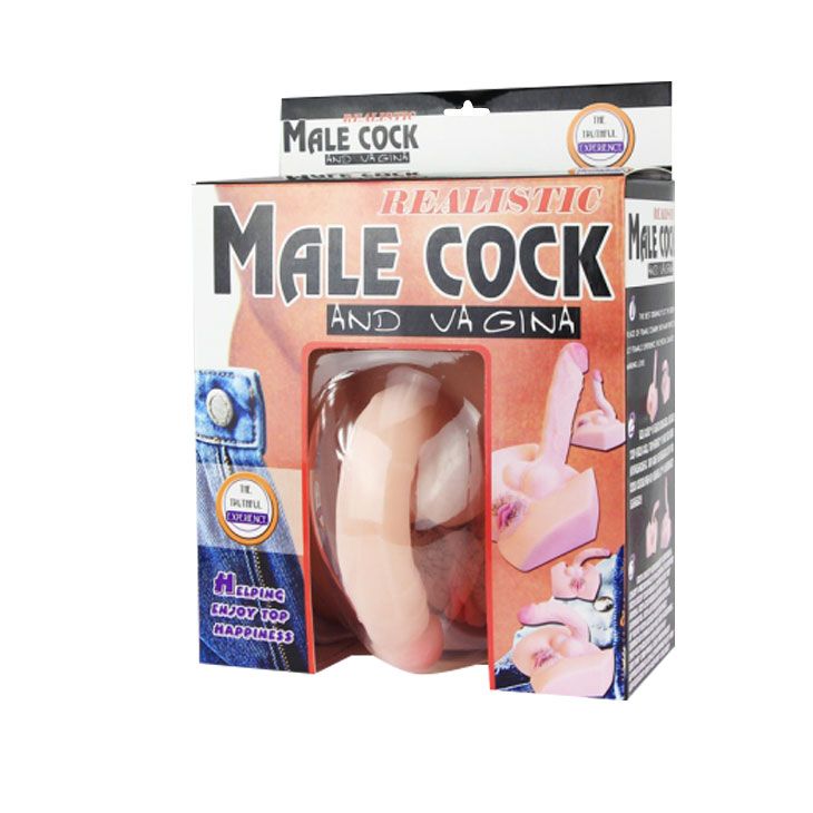картинка Мастурбатор-гермафродит с вагиной и фаллосом от магазина Без Проблем
