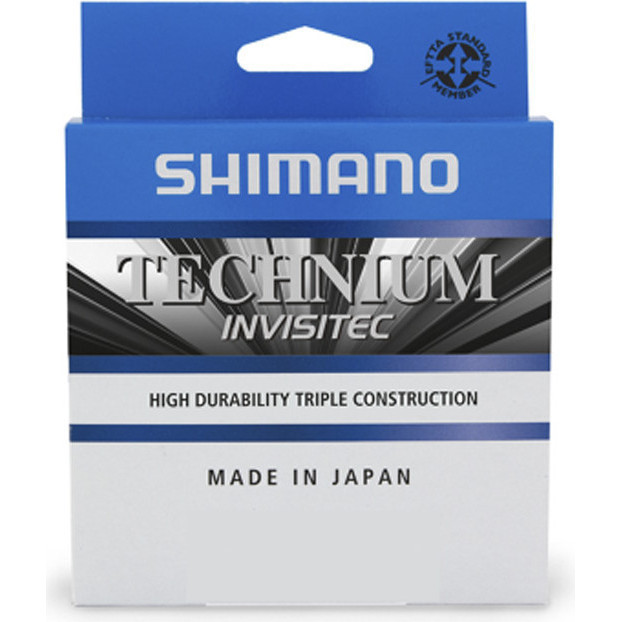 картинка Леска плетёная SHIMANO TECHNIUM INVISI 150м прозрачная 0,185мм 3,3кг TECINV15018 от магазина Без Проблем
