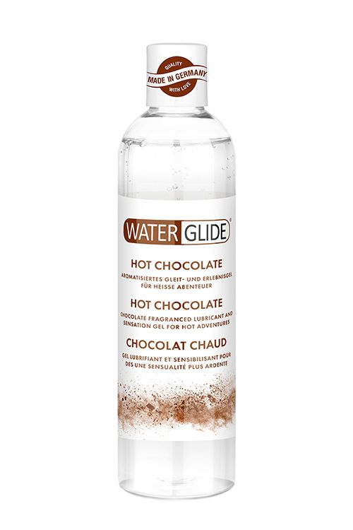 картинка Лубрикант на водной основе с ароматом шоколада HOT CHOCOLATE - 300 мл. от магазина Без Проблем