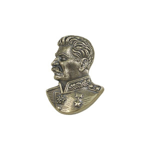 картинка Значок бронзовый Иосиф Сталин от магазина Без Проблем