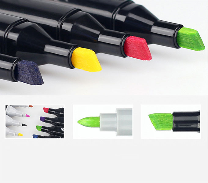 картинка Набор двусторонних маркеров «Double pen» от магазина Без Проблем