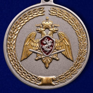 картинка Медаль За Заслуги в Укреплении Правопорядка Росгвардия от магазина Без Проблем