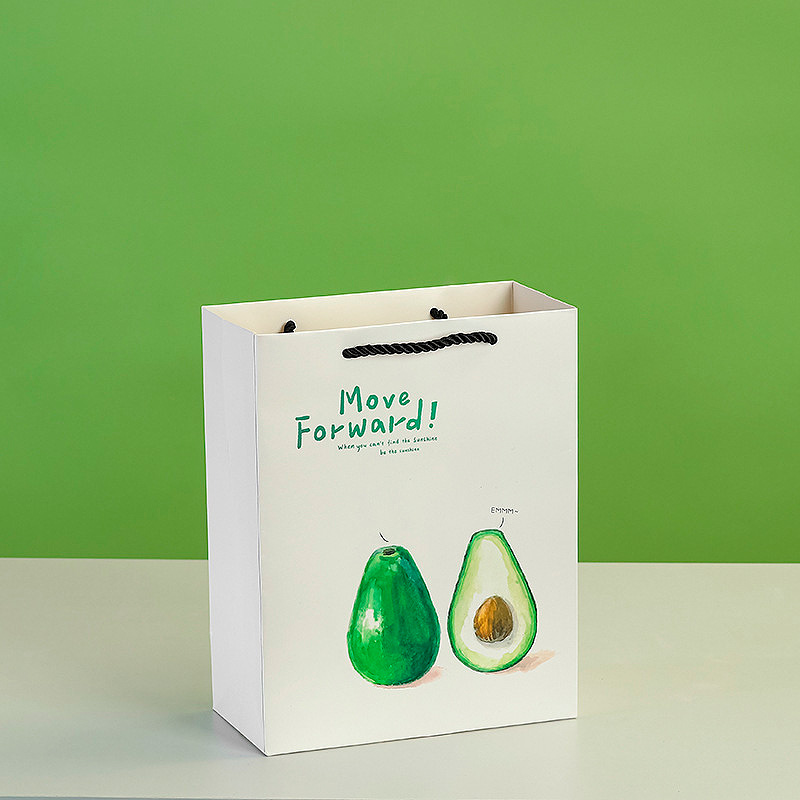 картинка Подарочный пакет «Avocado world» маленький от магазина Без Проблем
