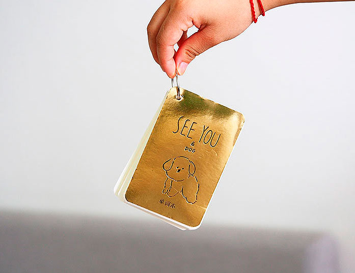 картинка Блокнот с отрывными листами «Gold animals» от магазина Без Проблем