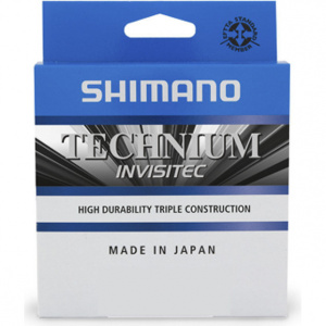 картинка Леска плетёная SHIMANO TECHNIUM INVISI 150м прозрачная 0,255мм 6,7кг TECINV15025 от магазина Без Проблем
