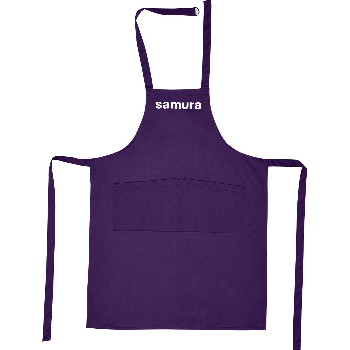 Фартук больших размеров. Фартук Samura. Кухонный фартук Samura SAP-01g. Фартук фиолетовый. Передник фиолетовый.