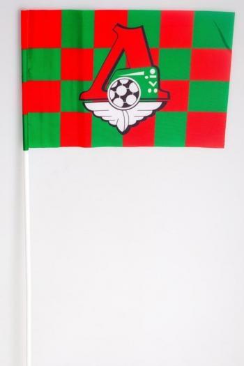 картинка Флаг ПФК Локомотив в клетку в ассортименте от магазина Без Проблем