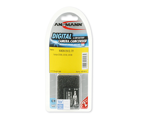 картинка Ansmann 1400-0016 A-Nik EN EL 19 (аналог Nikon EN-EL 19) от магазина Без Проблем