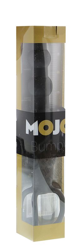 картинка Черная ёлочка-насадка для двойного проникновения Mojo Bumpy - 15 см. от магазина Без Проблем