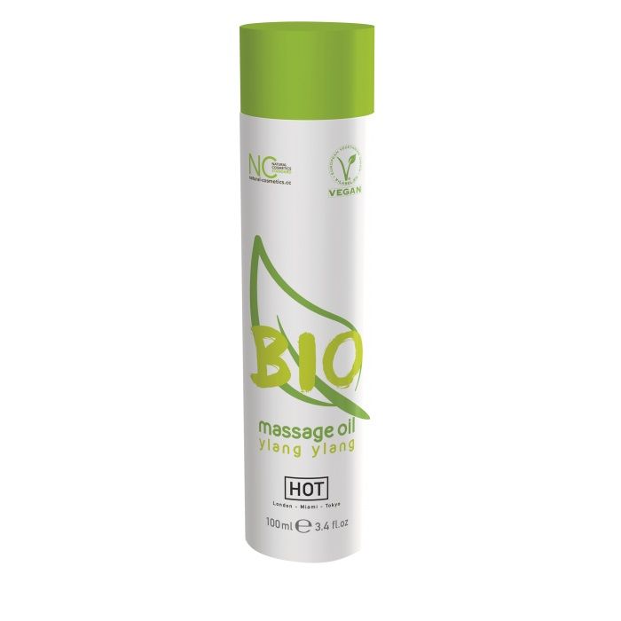 картинка Массажное масло BIO Massage oil ylang ylang с ароматом иланг-иланга - 100 мл. от магазина Без Проблем