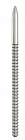 картинка Серебристый уретральный винтовой плаг - 14,9 см. магазин Без Проблем являющийся официальным дистрибьютором в России 