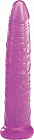 картинка Фиолетовый желейный фаллоимитатор JELLY BENDERS THE EASY FIGHTER - 16,5 см. магазин Без Проблем являющийся официальным дистрибьютором в России 