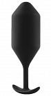 картинка Чёрная пробка для ношения B-vibe Snug Plug 5 - 14 см.  магазин Без Проблем являющийся официальным дистрибьютором в России 