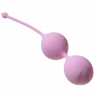 картинка Розовые вагинальные шарики Fleur-de-lisa магазин Без Проблем являющийся официальным дистрибьютором в России 
